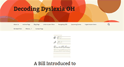 Desktop Screenshot of decodingdyslexiaoh.org